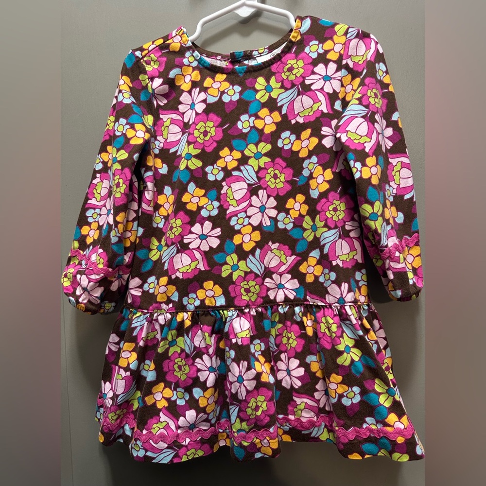 Hanna Andersson Size 90 (3T) Cotton Dress EUC
